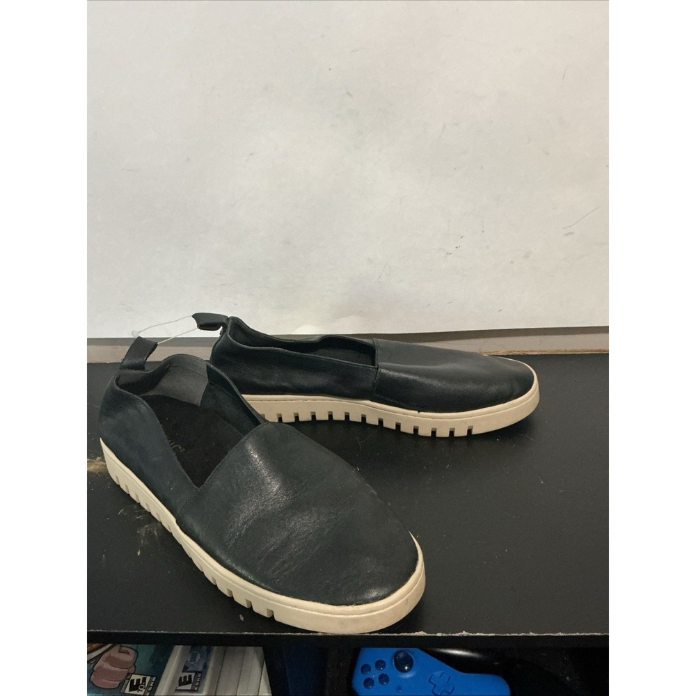 Vionic Shoes Womens Size 9 Black Leather Uptown Aline Slip On J10231L1001